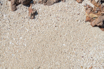 Sand on the beach for background