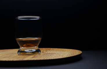  whiskey on a dark background