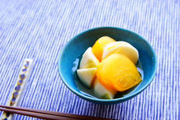 柿の紅白なます