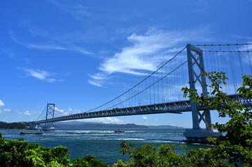 大鳴門橋　鳴門の渦潮