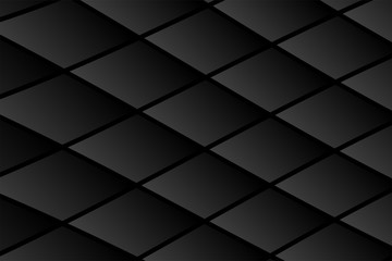 Fototapeta na wymiar Black luxury abstract background texture, illustration vector.