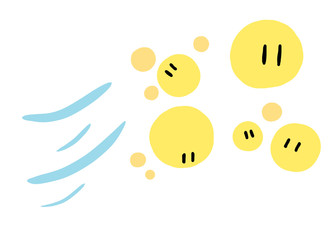 花粉　黄砂　浮遊粒子状物質