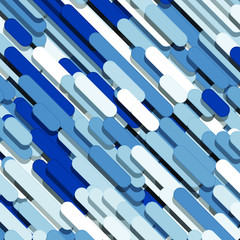 Color Abstract Lines and Circles Generative Art background illustration