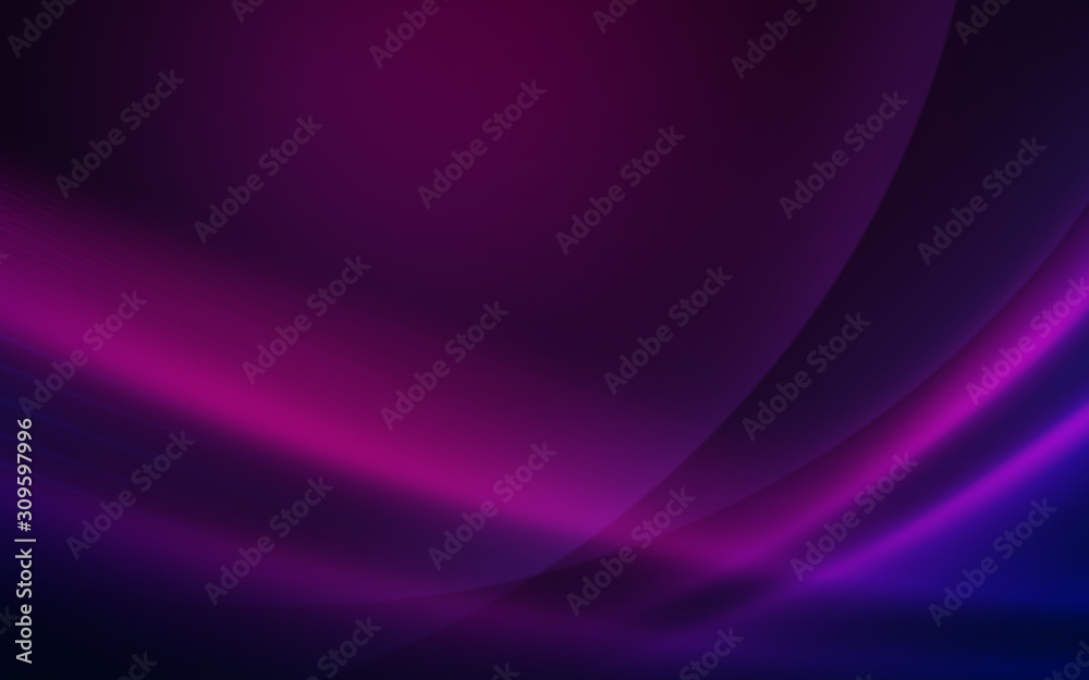 Poster dark abstract background with neon lines, glow.
