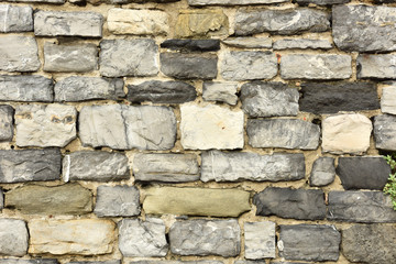Old stone wall. Brick texture.