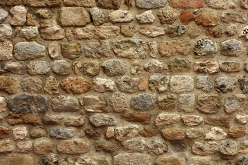 Old stone wall. Brick texture.