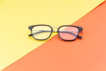 Creative images of eyeglasses for designing and promotional purpose