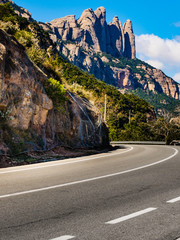 Mountain of Montserrat, Catalonia Spain.