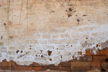 old grungy brick wall concrete texture background