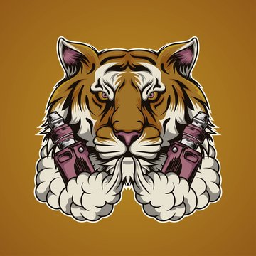 Wild tiger vaping