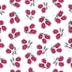Seamless Floral Pattern Vector.