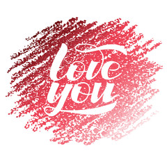 Valentines day postcard