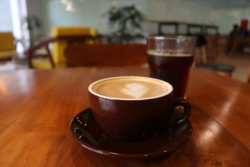 Coffe Latte in the afternoon.