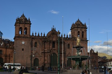 Fototapeta na wymiar ペルー、クスコの街並み