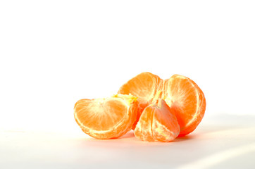 Tangerine isolated on white background, element for design,photo