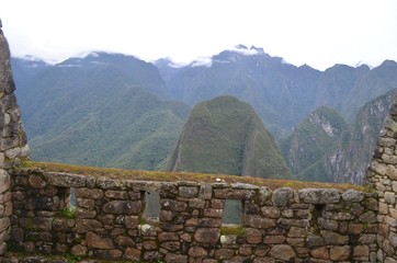 南米 遺跡 山 風景