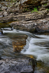 mountain stream in the forest, jämtland, åre, sweden, sverige, europe