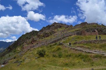 南米、自然、風景、山、遺跡