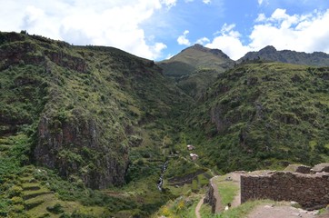 南米、自然、風景、山、遺跡