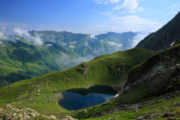 Kalashi mountain lake. Georgia.