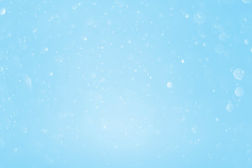 Blue christmas bokeh on the background