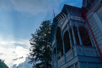 BORJOMI, GEORGIA - JULY 19:House of Mirza-Riza-Khan, also called as House Phiruza. The house was built by the order of the Iranian consul Mirza-Riza-Khan