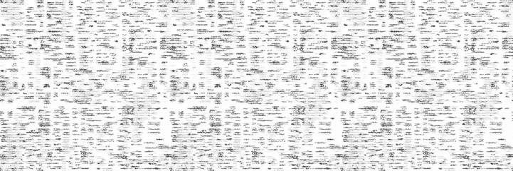 Silver Birch Tree Bark Vector Banner Effect Texture Background. Speckled White Weathered Rough Abstract Seamless Border Pattern Monochrome Natural Rough Melange Edging Trim. Eps 10 