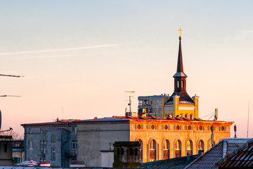 Fototapeta premium Old town of Tallinn in winter time