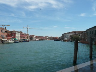 ヴェネツィア　建物　水路