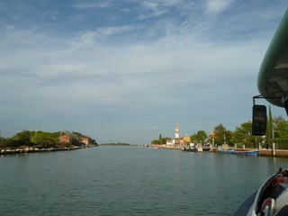 ヴェネツィア　建物　水路