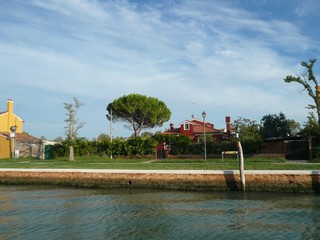 ヴェネツィア　建物　水路
