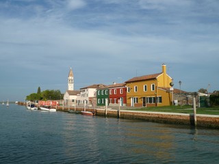ヴェネツィア　建物　水路