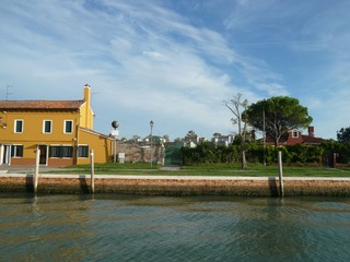 ヴェネツィア　建物　水路
