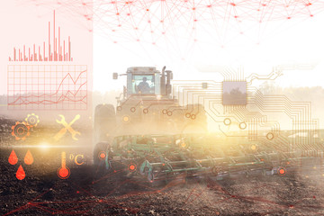 automatic control of the main parameters when harvesting using the Internet of things and the...