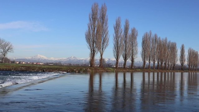 Panorama in lombardia, Italia