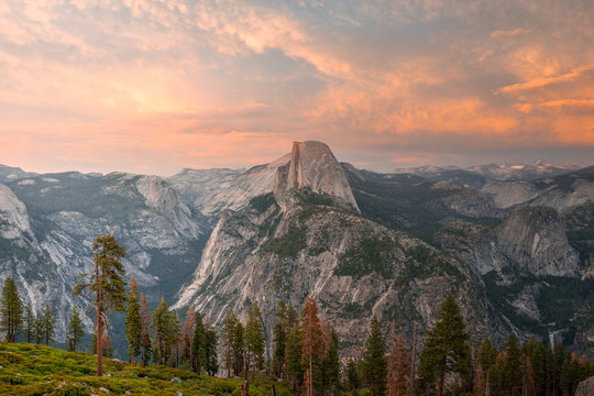 Half Dome Sunset
