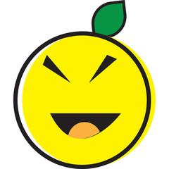 Cartoon lemon 
