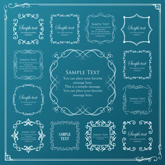 高級感のあるバロック調のフレーム	