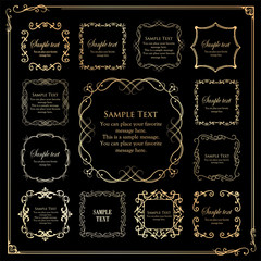 高級感のあるバロック調のフレーム	