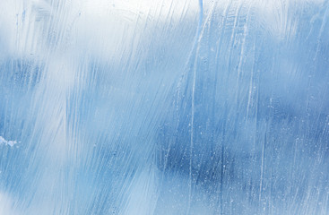 Ice background. The frozen texture of the water
