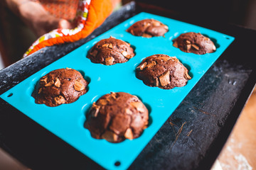 delicious donuts on the table