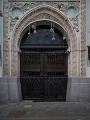 Old Black European Gate