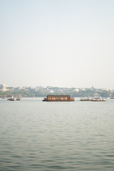 tour boat in west lake hangzhou