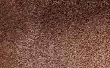 Fototapeta premium Leather. Brown. Gradient. The structure of the skin material close-up.