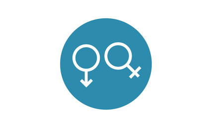  Illustration Female And Male Icon