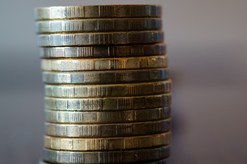 stack of coins