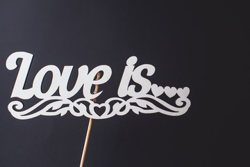 typography poster love
