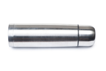 Steel travel thermos