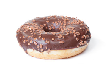 Sweet chocolate donut