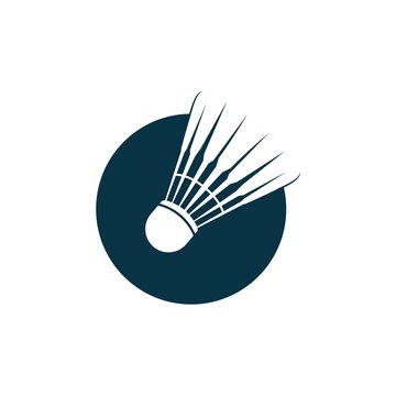 Badminton shuttlecock icon. vector Illustration
